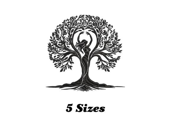 Artistic Woman Tree