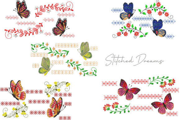 Floral and Motif Border Collection