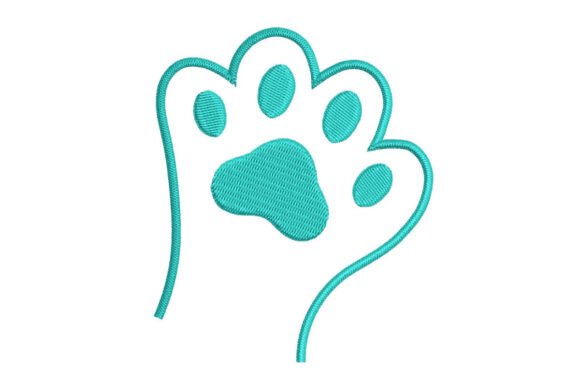 Funny Dog Paw Print