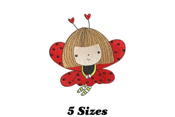 Funny Ladybug Girl