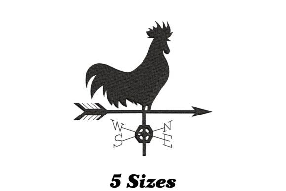 Funny Rooster Weathervane