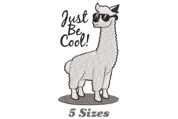 Just Be Cool Funny Llama