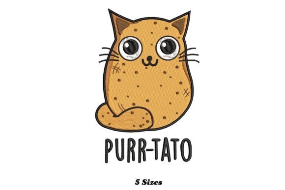 Purrtato Funny Potato Cat