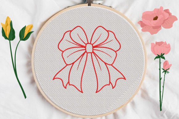 Red Bow Applique Review