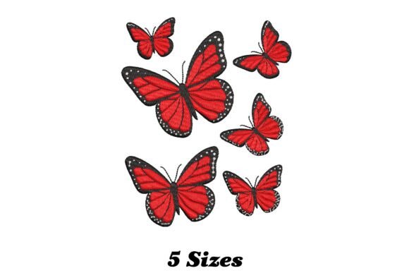 Stunning Red Butterflies